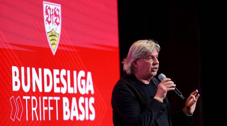 BAU 24 04 2025 Stuttgart Football Talk Format Bundesliga meets grassroots , Ronny Zimmermann, First Vice President of the DFB