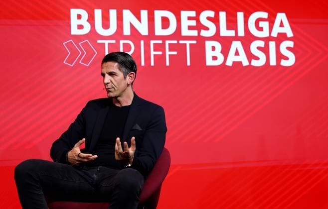 BAU 24 04 2025 Stuttgart Football Talk Format Bundesliga meets Basis , Referee Deniz Aytekin
