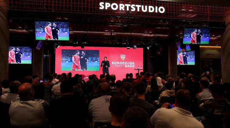 BAU 24 04 2025 Stuttgart Football Talk Format Bundesliga meets Basis , Referee Deniz Aytekin