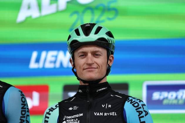 CYCLING - Tour of the Alps 2025 LIENZ,AUSTRIA,25.APR.25 - CYCLING - Tour of the Alps, stage 5, Lienz - Lienz. Image shows Felix Gall (AUT Decathlon-AG2R).  GEPAxpictures xDavidxGeieregger