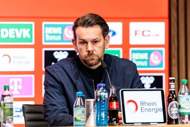 1 FC Köln Press Conference 25 04 2025 Thomas Kessler 1 FC Köln Head of the Licensed Player Department Press Conference 1 FC Köln Köln, RheinEnergiestadion, 25 04 2025 Copyright: xBEAUTIFULxSPORTS Wunderlx