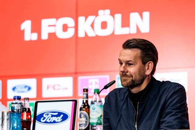 1 FC Köln Press conference 25 04 2025 Thomas Kessler 1 FC Köln Head of the licensed player department smiles, smiling Press conference 1 FC Köln Köln, RheinEnergiestadion, 25 04 2025 Copyright: xBEAUTIFULxSPORTS Wunderlx