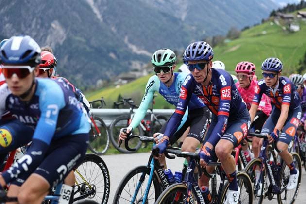 CYCLING - Tour of the Alps 2025 LIENZ,AUSTRIA,25.APR.25 - CYCLING - Tour of the Alps, stage 5, Lienz - Lienz. Image shows Felix Gall (AUT Decathlon-AG2R).  GEPAxpictures xDavidxGeieregger