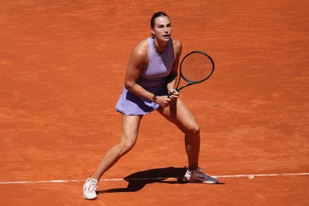 Aryna Sabalenka vs Anna Blinkova Mutua Madrid Open at La Caja Magica on 5April 2, 2025 in Madrid, Spain Cordon Press 