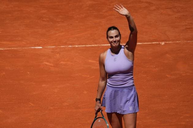 Aryna Sabalenka vs Anna Blinkova Mutua Madrid Open at La Caja Magica on 5April 2, 2025 in Madrid, Spain Cordon Press 