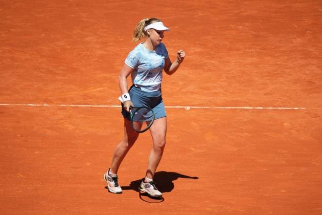 Aryna Sabalenka vs Anna Blinkova Mutua Madrid Open at La Caja Magica on 5April 2, 2025 in Madrid, Spain Cordon Press 