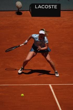 Aryna Sabalenka vs Anna Blinkova Mutua Madrid Open at La Caja Magica on 5April 2, 2025 in Madrid, Spain Cordon Press 