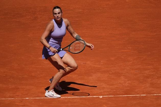 Aryna Sabalenka vs Anna Blinkova Mutua Madrid Open at La Caja Magica on 5April 2, 2025 in Madrid, Spain Cordon Press 