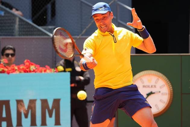 Alexander Zverev VS Roberto Bautista Mutua Madrid Open at La Caja Magica on April 25, 2025 in Madrid, Spain Cordon Press Cordon Press 