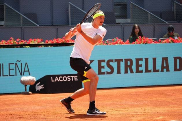 Alexander Zverev VS Roberto Bautista Mutua Madrid Open at La Caja Magica on April 25, 2025 in Madrid, Spain Cordon Press Cordon Press 