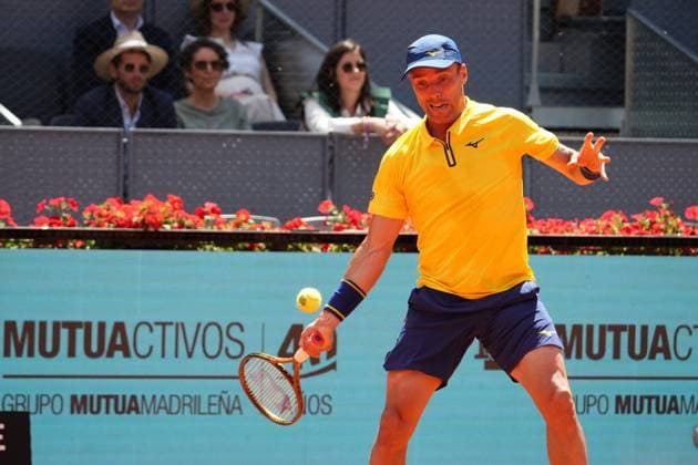 Alexander Zverev VS Roberto Bautista Mutua Madrid Open at La Caja Magica on April 25, 2025 in Madrid, Spain Cordon Press Cordon Press 