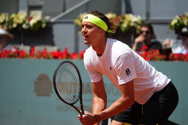 Alexander Zverev VS Roberto Bautista Mutua Madrid Open at La Caja Magica on April 25, 2025 in Madrid, Spain Cordon Press Cordon Press 