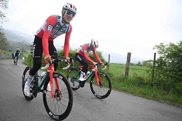 25-04-2025 Allenamento 2 Liegi Bastogne Liegi 2025; 2025, Uno X Mobility; La Redoute; 