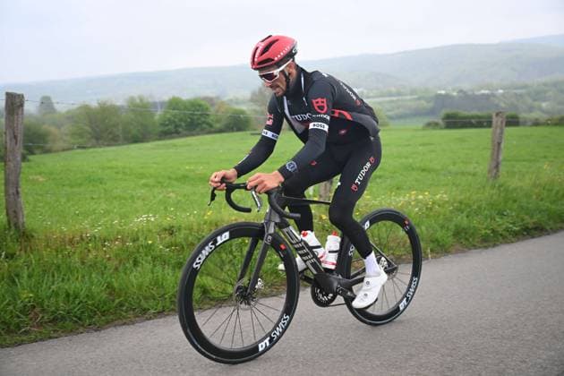 25-04-2025 Allenamento 2 Liegi Bastogne Liegi 2025; 2025, Tudor; Alaphilippe, Julian; La Redoute; 