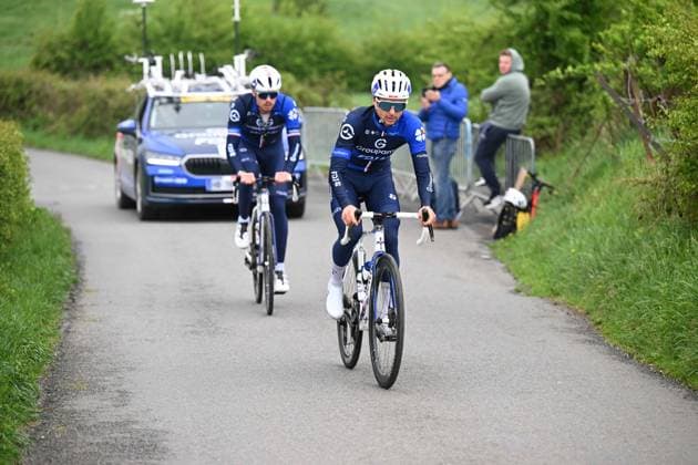 25-04-2025 Allenamento 2 Liegi Bastogne Liegi 2025; 2025, Groupama - Fdj; Molard, Rudy; La Redoute; 