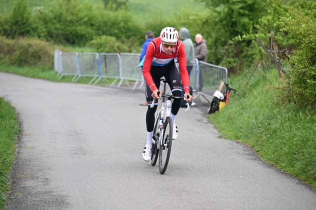 25-04-2025 Allenamento 2 Liegi Bastogne Liegi 2025; 2025, Groupama - Fdj; Geniets, Kevin; La Redoute; 
