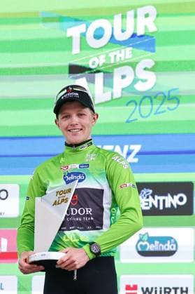 CYCLING - Tour of the Alps 2025 LIENZ,AUSTRIA,25.APR.25 - CYCLING - Tour of the Alps, stage 5, Lienz - Lienz. Image shows Michael Storer (NZL Tudor Pro Cycling Team).  GEPAxpictures xDavidxGeieregger