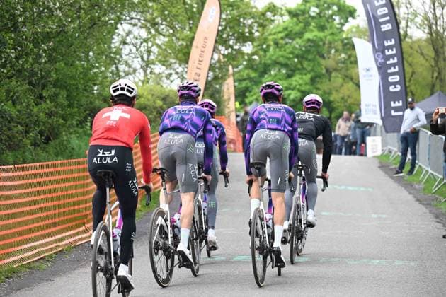 25-04-2025 Allenamento 2 Liegi Bastogne Liegi 2025; 2025, Jayco - Alula; Schmid, Mauro; La Redoute; 