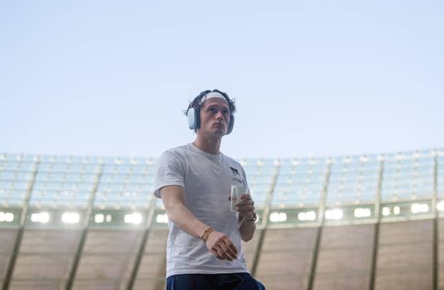 Soccer, Men, Season 2024 2025, 2 Bundesliga 31 Matchday , Hertha BSC 1 FC Magdeburg, Fabian Reese Hertha BSC , 25 04 2025, Copyright: xSebastianxRäppold MatthiasxKochx