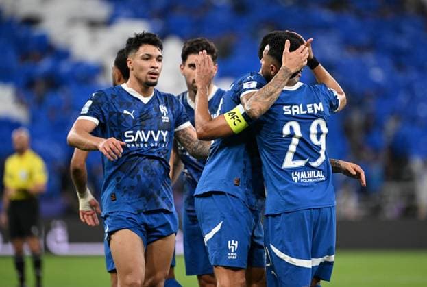 25 April Al Hilal SFC will meet Gwangju FC in the quarter-finals of the AFC Champions League Eliteâ ¢ 2024 25 on Friday. Salem Al Dawsari celebrates scoring his side s third goal of the match.