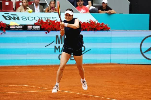 Eva Lys (GER), APRIL 25, 2025 - Tennis : Eva Lys during singles round of 64 match against Jessica Pegula on the WTA, Tennis Damen tour 1000 tournaments Mutua Madrid Open tennis tournament at the Caja Magica in Madrid, Spain. Noxthirdxpartyxsales  (288643308)