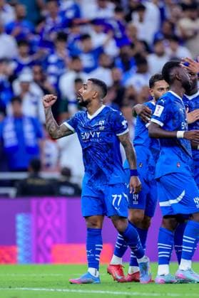 Al-Hilal vs Gwangju - AFC Champions League Elite Quarter Finals JEDDAH, SAUDI ARABIA - April 25: Malcom of Team Al-Hilal FC celebrates scoring their fifth goal during AFC Champions League Elite Quarter Finals match between Al-Hilal and Gwangju at king abdullah sports city stadium on April 25, 2025 in Jeddah, Saudi Arabia. Jeddah Saudi Arabia Copyright: xAbdullahxAhmedx