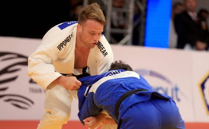 25.04.2025 Podgorica(Montenegro) Europen Judo Championship -81 kg men s Timo Cavelius (L) Germany :