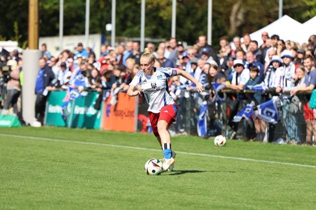 Soccer I Women I Season 2024 2025 I 2 Bundesliga I 23 Matchday I Hamburger SV FC Ingolstadt 04 I 26 04 2025 Sarah Vanessa Stöckmann 22, Hamburger SV Hamburg Am Volksparkstadion Hamburg Germany Copyright: xLobeca VivianxPfaffx