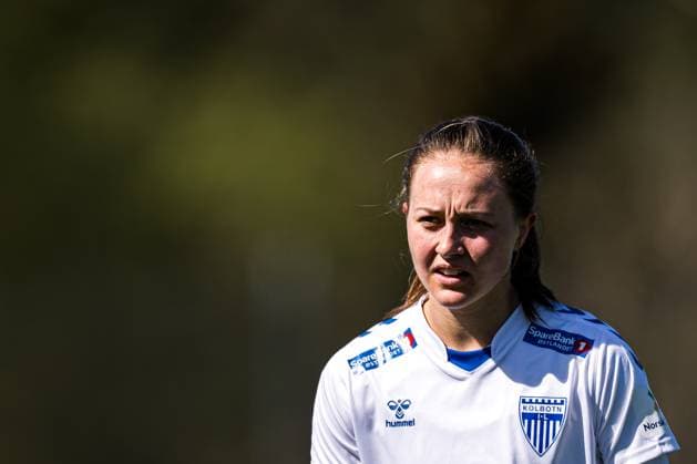 250426 Camilla Linberg of Kolbotn during the Toppserien football match between Kolbotn and Lyn on April 26, 2025 in Oslo Photo Marius Simensen BILDBYRAN Cop 238 bbeng dam football fotball fotboll kolbotn lyn tfk toppserien  Copyright: MARIUSxSIMENSEN BB250426BB378