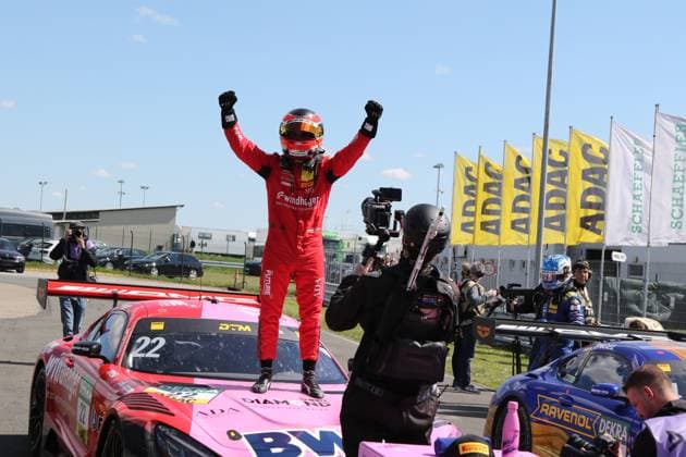 Bilder des Jahres 2025, Sport 04 April Sport Themen der Woche KW17 Sport Bilder des Tages Oschersleben, Deutschland 25.- 27. April 2025: DTM - Oschersleben - 2025 Im Bild: Lucas Auer (AUT) gewinnt Saisonauftaktrennen in Oschersleben Motorsport-Arena Sachsen-Anhalt *** Oschersleben, Germany April 25 27, 2025 DTM Oschersleben 2025 In the picture Lucas Auer AUT wins season opener at Oschersleben Motorsport Arena Sachsen Anhalt Copyright: xFotostandx xHorstxBernhardtx