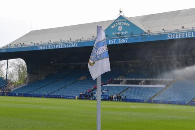 Sheffield Wednesday v Portsmouth - Sky Bet Championship A general view of Hillsborough Stadium during the Sky Bet Championship match between Sheffield Wednesday and Portsmouth in Sheffield, England, on April 26, 2025. Sheffield South Yorkshire United Kingdom  Copyright: xMIxNewsx originalFilename:fletcher-sheffiel250426_npxCh.jpg