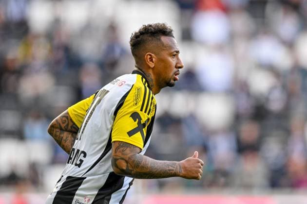 26.04.2025, Raiffeisen Arena Linz, AUT, Admiral Bundesliga, LASK Linz vs SK Austria Klagenfurt, im Bild Jerome Agyenim Boateng (LASK) Linz Oberoesterreich Austria *** 26 04 2025, Raiffeisen Arena Linz, AUT, Admiral Bundesliga, LASK Linz vs SK Austria Klagenfurt, in the picture Jerome Agyenim Boateng LASK Linz Oberoesterreich Austria
