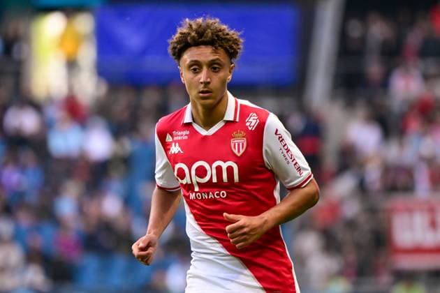 FOOTBALL : Le Havre vs Monaco - Ligue 1 - 26 04 2025 Eliesse Ben Seghir ( 7 - Monaco ) during the Ligue 1 match between Havre AC and AS Monaco at Stade Oceane on April 26, 2025 in Le Havre, France. ( Photo by Dante Badano PsnewZ ) - Le HavreFrance  Copyright: xDantexBadanox
