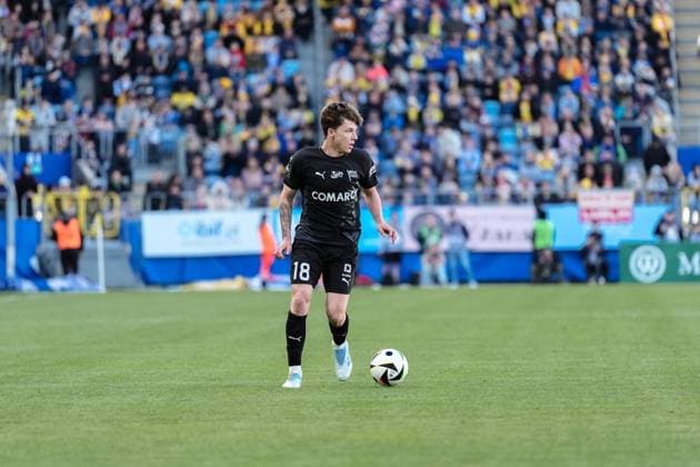 LUBLIN 26.04.2025 MECZ 30. KOLEJKA PKO BP EKSTRAKLASA SEZON 2024 2025 --- FOOTBALL MATCH 30TH ROUND POLISH TOP LEAGUE SEASON 2024 2025: MOTOR LUBLIN - CRACOVIA FILIP ROZGA FOT. KAZIMIERZ KOZUCH 400MM.PL NEWSPIX.PL --- newspix.pl POLAND OUT! 