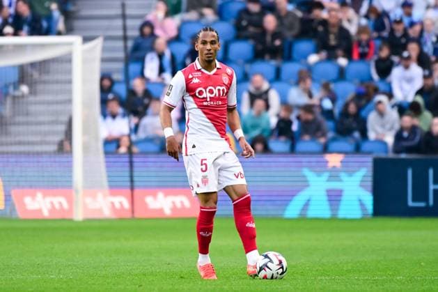 FOOTBALL : Le Havre vs Monaco - Ligue 1 - 26 04 2025 Thilo Kehrer ( 5 - Monaco ) during the Ligue 1 match between Havre AC and AS Monaco at Stade Oceane on April 26, 2025 in Le Havre, France. ( Photo by Dante Badano PsnewZ ) - Le HavreFrance  Copyright: xDantexBadanox