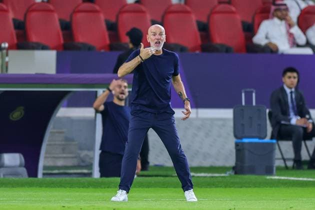 Yokohama F. Marinos vs Al-Nassr - AFC Champions League Elite Quarter Finals JEDDAH, SAUDI ARABIA - April 26: Stefano Pioli team Manager of Al-Nassr FC during the AFC Champions League Elite Quarter Finals match between Yokohama F. Marinos and Al-Nassr FC at Prince Abdullah Al Faisal Stadium on April 26, 2025 in Jeddah, Saudi Arabia. Jeddah Saudi Arabia Copyright: xAbdullahxAhmedx