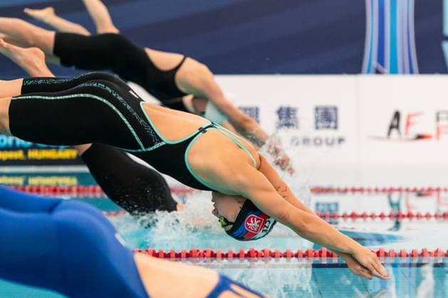Czech modern pentathlete Lucie Hlavackova in action during the UIPM 2025 Pentathlon World Cup finals in Budapest, Hungary, April 26, 2025. (CTKxPhoto FilipxKomorous) CTKPhotoF202504260026601  CTKPhotoF202504260026601