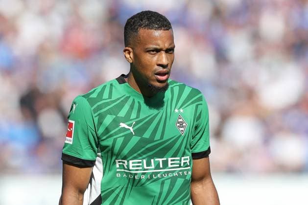 26 04 2025, xtgx, Soccer 1 Bundesliga, Holstein Kiel Borussia Mönchengladbach emspor, v l Alassane Plea Gladbach, 14 DFL DFB REGULATIONS PROHIBIT ANY USE OF PHOTOGRAPHS as IMAGE SEQUENCES and or QUASI VIDEO Kiel