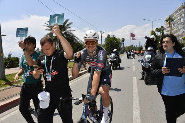 Presidential Cycling Tour of Turkiye 2025 Presidential Cycling Tour of Turkiye 2025 - 60 edizione - 1st stage Antalya - Antalya 132 km - 27 04 2025 - Simon Dehairs (BEL - Alpecin - Deceuninck) - photo Tommaso Pelagalli SprintCyclingAgency 2025 Antalya Turkey  Copyright: xTommasoxPelagalli xSprintcyclingagencyx