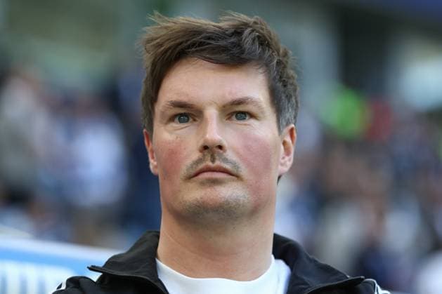 27 04 2025, xtgx, Fußball 2 Bundesliga, Hamburger SV Karlsruher SC emspor, v l Merlin Polzin HSV, Trainer Portrait, Portraet, Einzelbild DFL DFB REGULATIONS PROHIBIT ANY USE OF PHOTOGRAPHS as IMAGE SEQUENCES and or QUASI VIDEO Hamburg