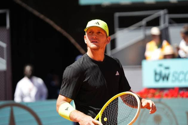 Tennis player Alexander Zverev vs Alejandro Davidovich Fokina during the Madrid 2025 Masters Series in Madrid on Saturday 26 April 2025. Cordon Press 