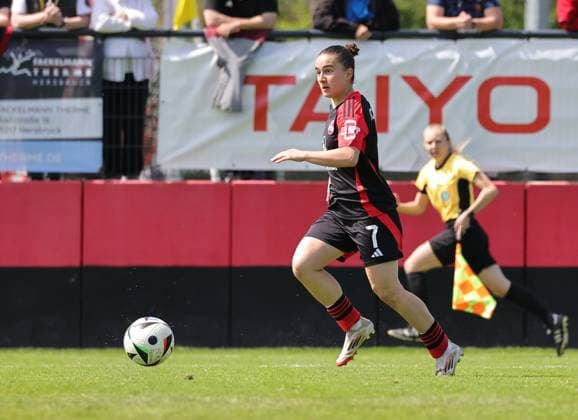 27 04 2025 Soccer Season 2024 2025 2 Women Soccer Bundesliga 23 Matchday 1 FC Nürnberg FCN Club Clubfrauen SV Meppen Sportfoto Zink DaMa xdaxmax Marina Scholz 7, 1 FC Nürnberg FCN