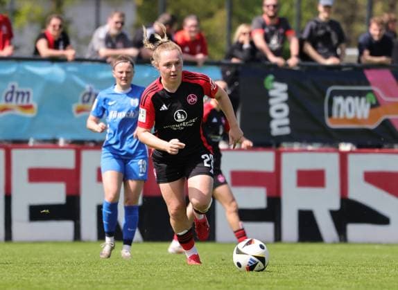 27 04 2025 Soccer Season 2024 2025 2 Women Soccer Bundesliga 23 Matchday 1 FC Nürnberg FCN Club Clubfrauen SV Meppen Sportfoto Zink DaMa xdaxmax Madeleine Steck 28, 1 FC Nürnberg FCN