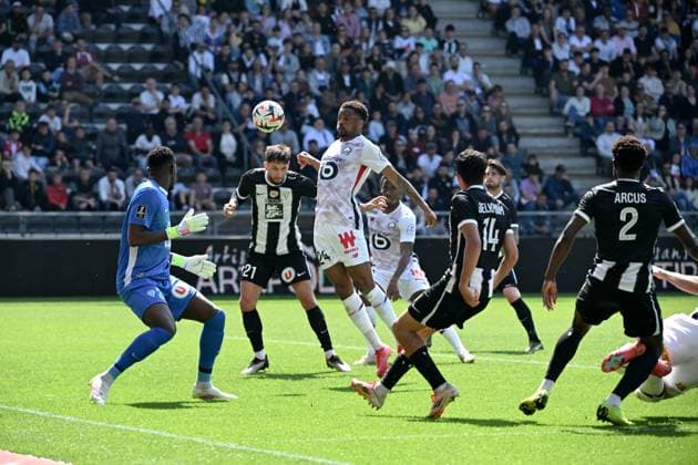 Angers SCO v LOSC Lille - Ligue 1 McDonald s 2024 2025 24 Chuba AKPOM (losc) during the Ligue 1 McDonald s match between Angers and Lille at Stade Raymond Kopa on April 27, 2025 in Angers, France. Angers France  Copyright: xFEPx 776313174