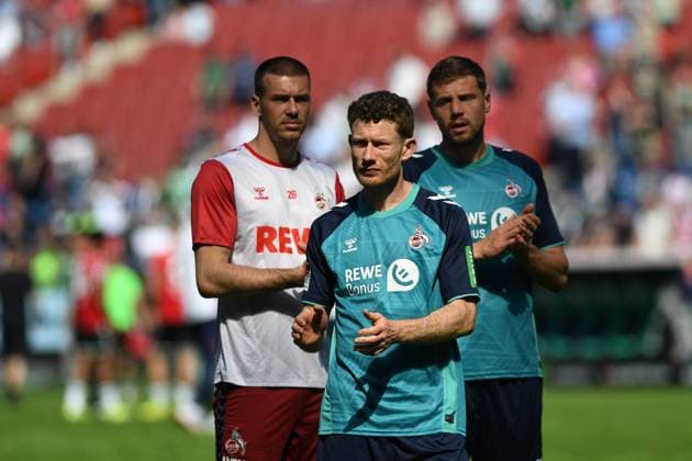 Florian Kainz 1 FC Koeln looks on during the 2 Bundesliga match between Hannover 96 and 1 FC Köln at Heinz von Heiden Arena on April 27, 2025 in Hanover, Germany Photo by Ralf Treese DeFodi Images Florian Kainz 1 FC Koeln looks on during the 2 Bundesliga match between Hannover 96 and 1 FC Köln at Heinz von Heiden Arena on April 27, 2025 in Hanover, Germany Photo by Ralf Treese DeFodi Images DFB DFL REGULATIONS PROHIBIT ANY USE OF PHOTOGRAPHS AS IMAGE SEQUENCES AND OR QUASI VIDEO Photo by Ralf Treese DeFodi Images