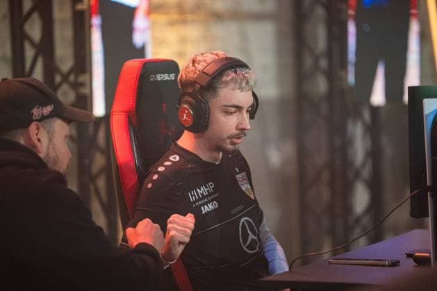 VBL Grand Final by WOW, 27 04 2025 Dylan Neuhausen DullenMIKE, VfB Stuttgart VBL Grand Final by WOW, 27 04 2025,Cologne,Germany Copyright: xBEAUTIFULxSPORTS Henrichsx