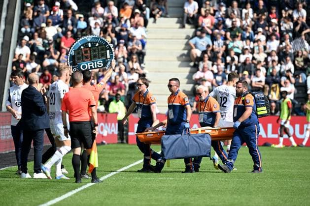 Angers SCO v LOSC Lille - Ligue 1 McDonald s 2024 2025 29 Ethan MBAPPE LOTTIN (losc) during the Ligue 1 McDonald s match between Angers and Lille at Stade Raymond Kopa on April 27, 2025 in Angers, France. Angers France  Copyright: xFEPx 776313174