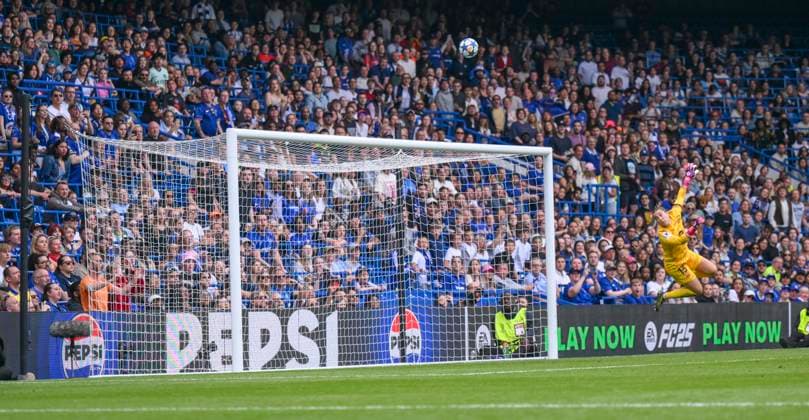 Chelsea Women v FC Barcelona, Barca Women UEFA Womens Champions League Catalina Coll of FC Barcelona Women makes a save during the UEFA Womens Champions League Semi-final Second Leg match at Stamford Bridge, London UK Newspapers OUT Copyright: xMalcolmxFellx FIL-21756-0020