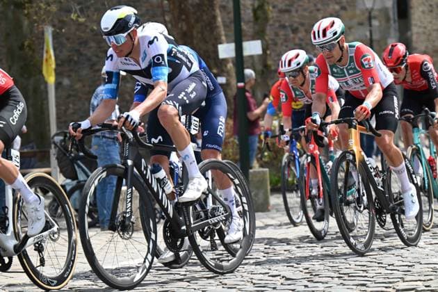 27-04-2025 Liege - Bastogne - Liege; 2025, Movistar; Mas, Enric; Stavelot; 