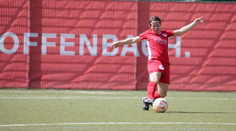 27 04 2025 xmgoodx Offenbach Football Regionalliga Süd Season 2024 2025 Women Kickers Offenbach vs Eintracht Frankfurt U19 Meike Weber 17, OFC Women
